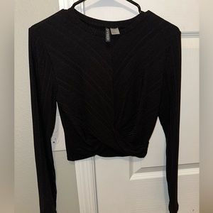 Stretchy Black Long Sleeve